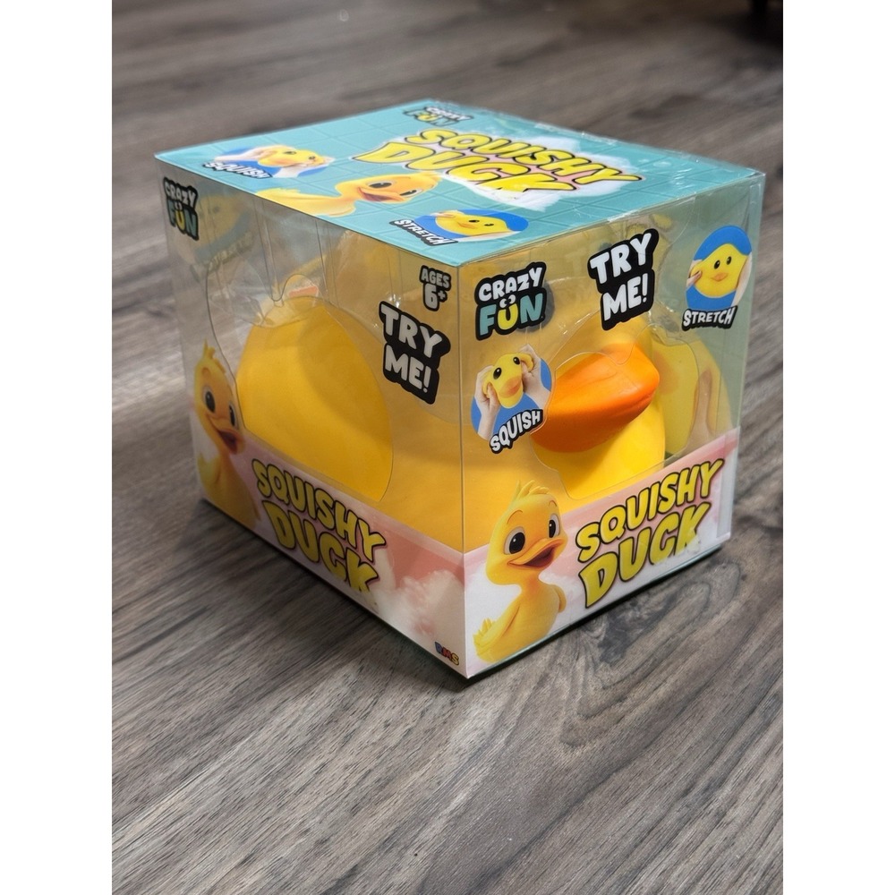 Crazy Fun Jumbo Squishy Duck Squeezy Sensory Toy Viral RMS New Sealed